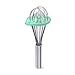 Whisk Wiper - Wipe a Whisk Easily - Multipurpose Kitchen Tool, Made In USA - Includes 11" Stainless-Steel Whisk - Cool Baking Gadget, A Great Gift For Men and Women (Color: Aquamarine)