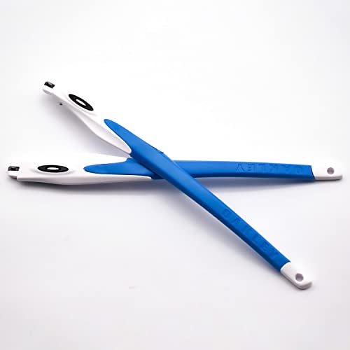 Branches Oakley Crosslink qui glissent solutions caoutchouc bleu blanc - 2