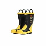 AmpsafeX Flame Resistant Firefighter Rubber Boots, Heat...