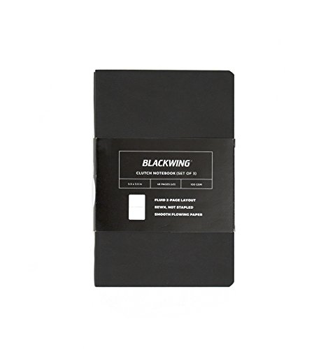 Blackwing Clutch Journal, Black Softcover Notebook, 48 pg. (Dot Grid)