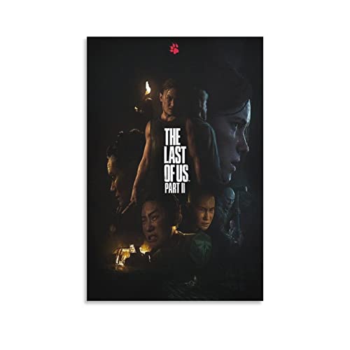 Póster decorativo de The Last of Us Part Two para pared, póster de pared y arte impreso, moderno,...