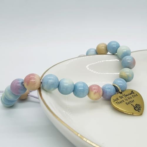 Music Lover Merchandise Bracelets, Singer Quotes Merch made of Natural Stone, Jewelry Gifts For Singer Fans, Besties, Friends3
