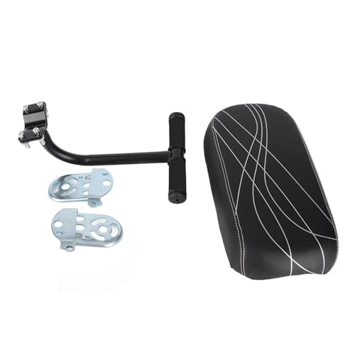 ERYUE バイクリアアームレスト、チャイルドバックリアシートクッション、フットレストセットアクセサリー、完全な簡単なインストール、しっかりと安定した安定