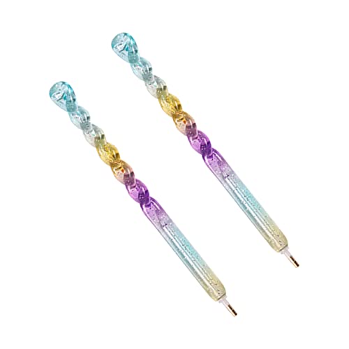 Healvian 4 Pcs ferramentas de pontilhar cômoda comodas lápis ferramenta selecionadora de strass ferr