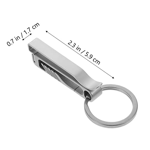 Porte-clés alliage résistant clip mousqueton accessoire homme
