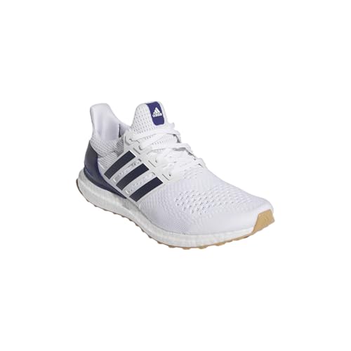 adidas Men's Ultraboost 1.0, White/Dark Blue/Gum, 72