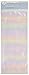 Elizabeth Craft Designs Mylar Shimmer Adhesive Sheets, 5 by 12-Inch, White Iris, 3-Pack