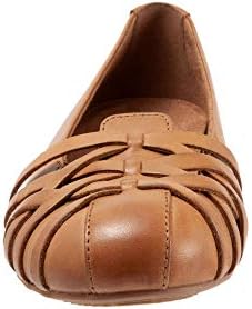 SoftWalk Women's St Lucia Ballet Flat, Saddle, 10.5 Narrow | Image 4