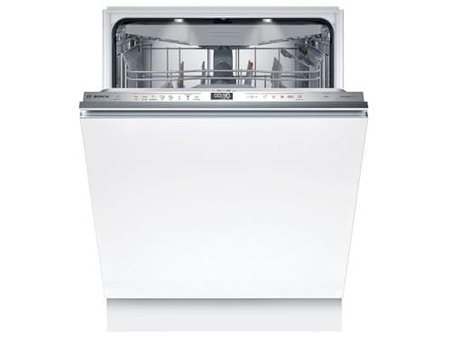 Bosch SBV6ZCX16E Serie 6 - Lavastoviglie XXL 60 cm, completamente integrato, cassetto portaposate, prodotto in Germania, estremamente silenzioso, programma intelligente, cesti Max Flex Rackmatik, Home