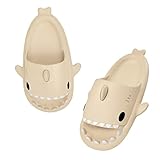 Hoomall Unisex Hai Hausschuhe, Herren Hai Slippers rutschfest Cloud Slides Badeschuhe, Damen Badelatschen Sommer Badeschlappen …