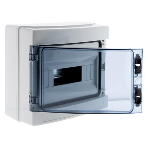 Coffret étanche IP65 8 modules livré avec accessoires