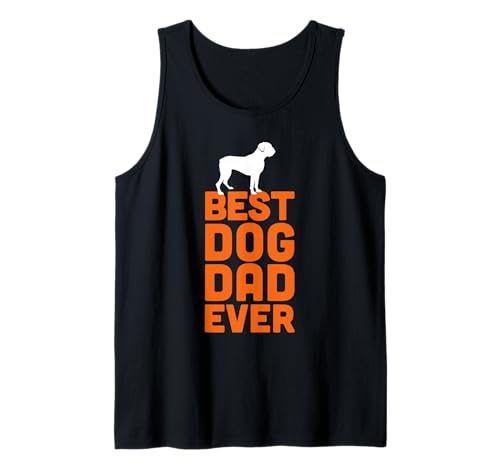 Hombre Boxer Dog Lover - El mejor papá del perro Camiseta sin Mangas