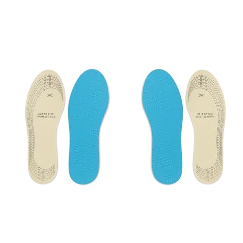 Kids Shoe Insoles - 2 Pairs of Comfortable Arch Support Insoles, Trim...