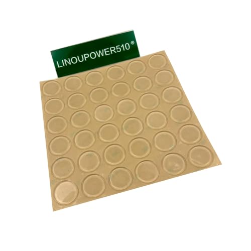 4/5Inch,36Pieces Clear Glass Table Top Anti Slip Bumper Pads.