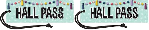 Teacher Created Resources Oh Happy Day Magnetic Hall Pass (TCR77518) (Pack of 2)