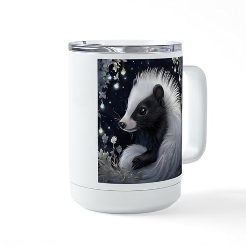 Taza de viaje aislada de acero inoxidable 15 oz miniatura 7