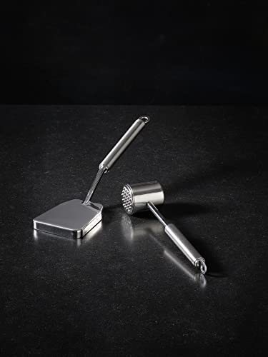 Marteau à Viande En Acier Inoxydable 304 - Pour Attendrir Steaks Et Viandes | Dimensions 26,5 X 5,2 X 6,7 Cm