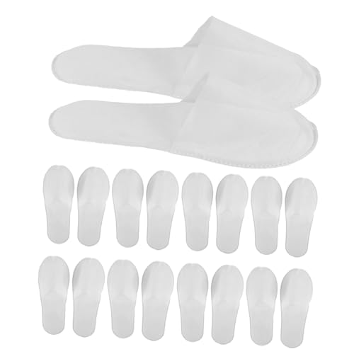 SOESFOUFU 10 Pairs Disposable Slippers for Women Men Memory Foam Non-slip Hotel Spa Home Slippers