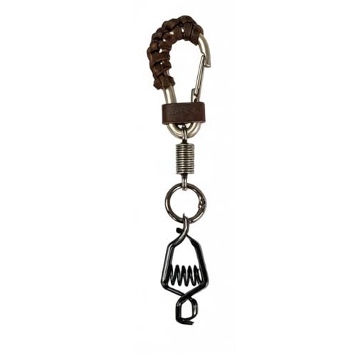 XAVRIX Heavy Duty Glove & Hat Clip with Carabiner, All-Metal Spring Clamp Work Glove Holder for Tool Belt, Harness, Backpack (Wanderer)