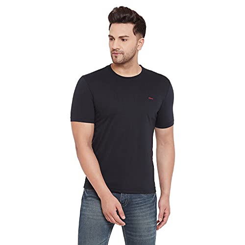 Image of Orewa by OKANE Men's Solid Round Neck Cotton T-Shirt (Pack of 2)