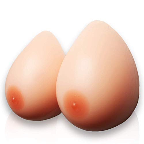 tette finte silicone - seni in silicone per travestiti o dopo mastectomia protesi mammarie per donne e uomini Cup B 504g