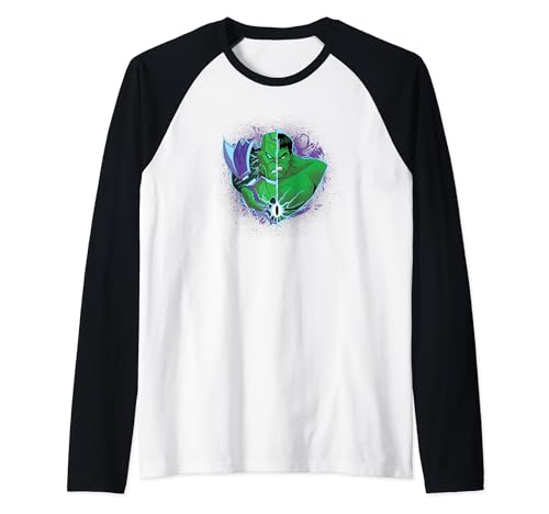 T-shirt Hulk Marvel Mech Strike au Design Half Armor Bicolore