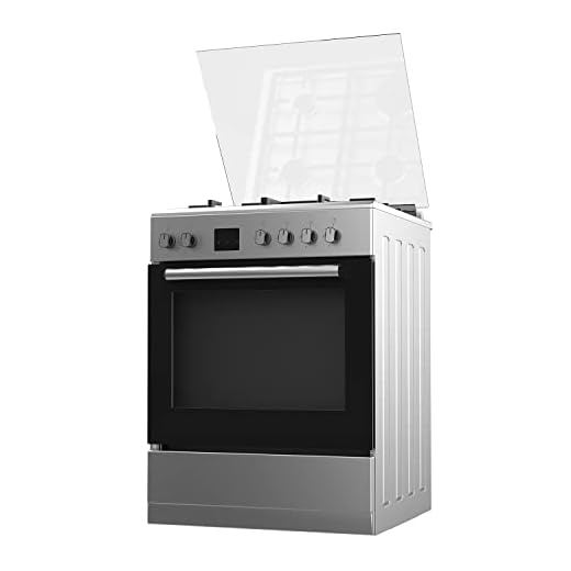 Taurus Cocina mixta independiente | acero inox | cocción gas/horno eléctrico | 4 quemadores | horno 60L | temporizador digital | cristal doble | termostato | 63x60x85.5cm