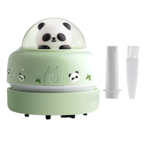 Desktop Mini Cute Vacuum Cleaner, Portable Cartoon Cleaner and Dust