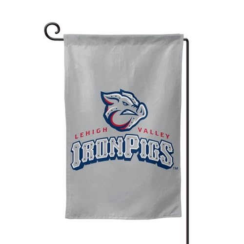 Lehigh Valley Ironpigs Garden Flag 12.5 * 18in For Outdoor Indoor Yard Decoration Banners