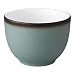Seltmann 001.736318 Coup Fine Dining Lot de 6 bols ronds en porcelaine Turquoise/noir 0,19 l 8,3 cm Hauteur 5,9 cm