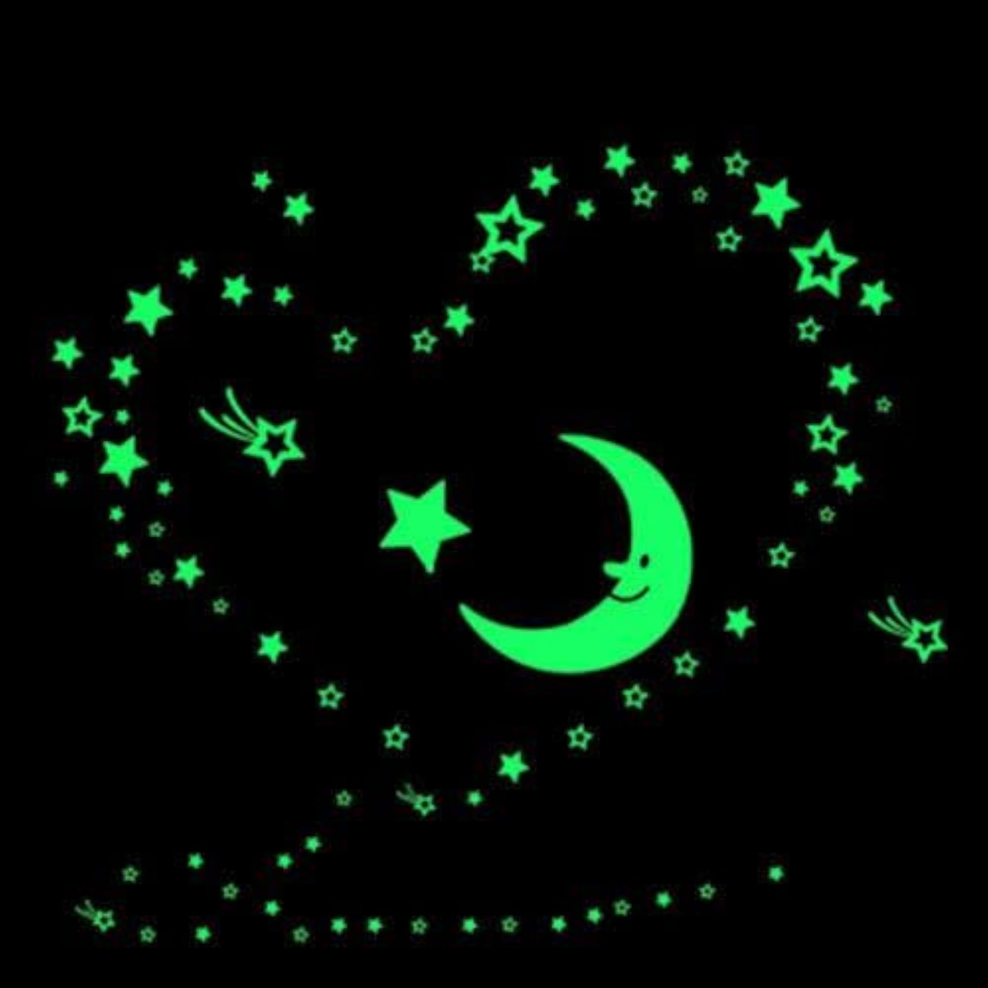Magical Starry Night Glow in the Dark Star Stickers
