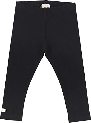 Lil Legs Unisex Boys Girls Toddler Kids Comfy Cotton Leggings - Black, 6