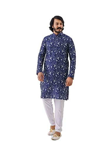 Pyjama kurta homme XEPON l'ensemble ample brodé contre l'inconfort