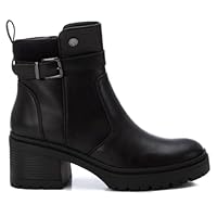 XTI - Botines casual Mujer Negro - Calzado Cómodo y Versátil - Moda casual - Modelo 14337101 (Talla 40)