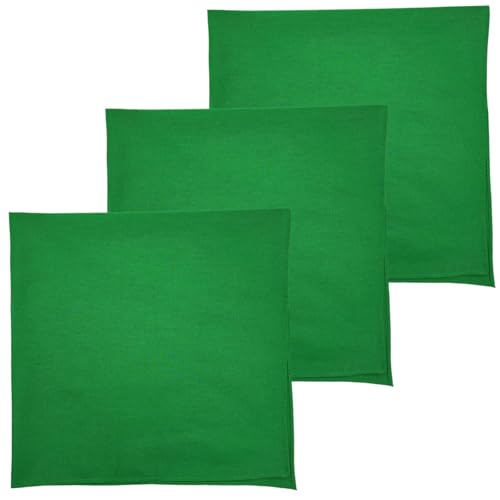 Image of MDSTYLE 100% Cotton Solid Color Bandana for Men & Women 22 inch x 22 inch Handkerchief Headband Scarf
