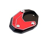 La extensión de la almohadilla de la pata de cabra de la motocicleta puede darle a su motocicleta una base más segura, estacionándola sin preocupaciones.