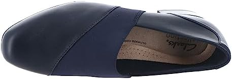 Clarks Women's Juliet Gem Loafer, Navy Leather, 8.5 | Image 1