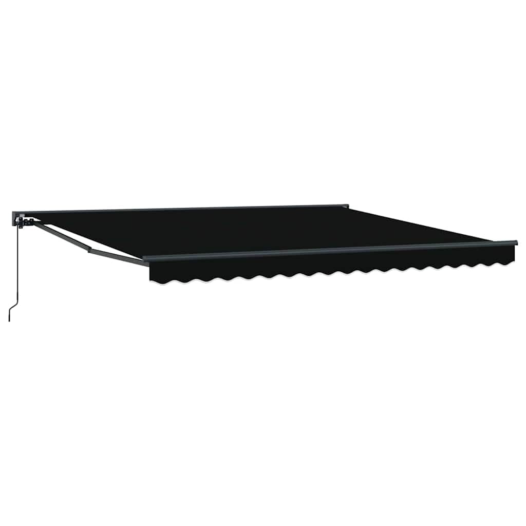 Auvent de terrasse robuste en aluminium 400x300 cm avec bras articulés
