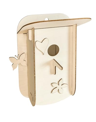 Pebaro 878L Holzbausatz Nistkasten Lasercut, 3D Puzzle, Holzpuzzle Pebaro 878L Holzbausatz Nistkasten Lasercut, 3D Puzzle, Holzpuzzle