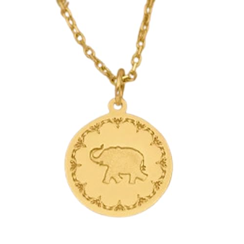 Collier pendentif éléphant en argent hypoallergénique, fini les irritations de peau