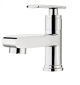 Ganga 302 Liva Pillar Cock Faucet (Silver)