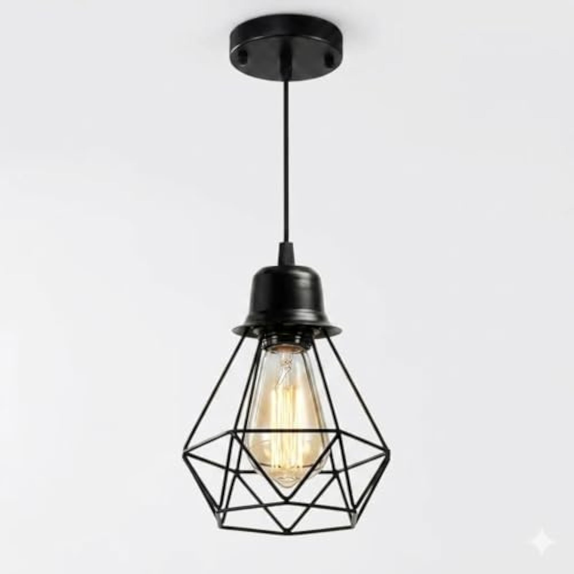 Modern Ceiling Pendant Light with Diamond Design