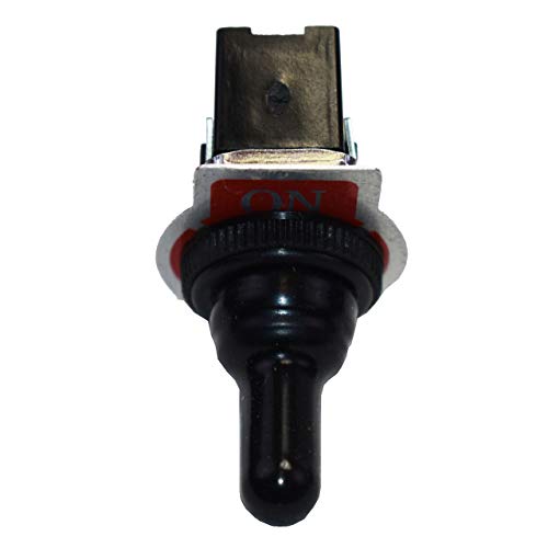 A-Team Performance - Spst On-Off Heavy Duty 20 Amp Ac/Dc Toggle Switch - With Weatherproof Neoprene Boot #TOP6