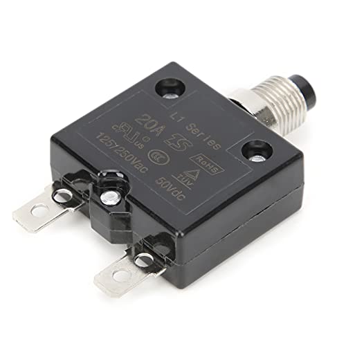 Disjoncteur thermique 20A étanche Haofy avec bouton de réinitialisation