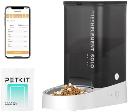 PETKIT Automatic Cat Feeder, 2.4G WiFi Automatic Dog Feeder, App ...
