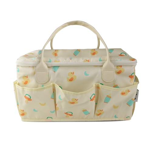 Rozi's Choice Organizador de pañales extra grande con organizador de juguetes, a prueba de agua/viento/arena, esencial para salir, baby shower, perfecto para padres con recién nacidos o niños pequeños