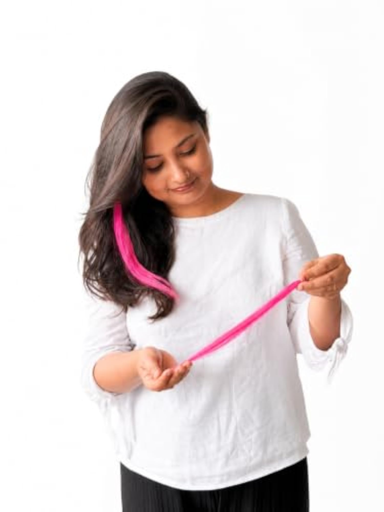 12 Inch One Clip Highlight Extensions for Women, Instant Highlights