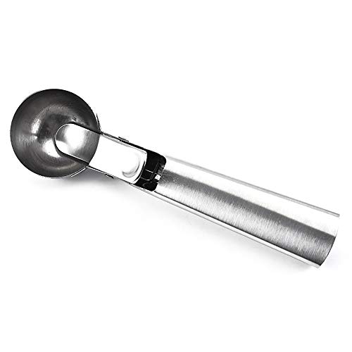 Colher de sorvete com alavanca de gatilho Pá de sorvete de aço inoxidável Aperto confortável para fr