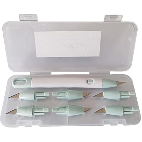 Precision Craft Knife Set, Utility Exacto Knife Set Coming with 6 Additional Blades, Carving Knife, Hobby Craft Knife Cutting Tool for Art, Scrapbooking, Cutter, Stencils, and DIY Projects… Cover