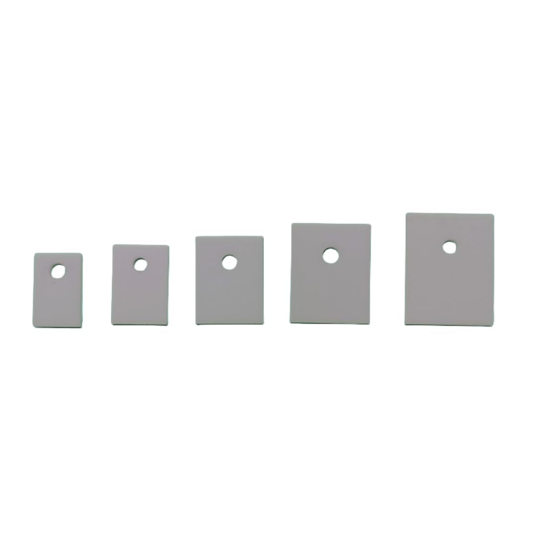 Foglio ceramico di nitruro di alluminio 10 pezzi 12x18.5x0.635mm Substrato isolante termoconduttivo
